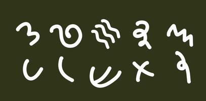 Line Doodles for Modern and Stylish Designs vector