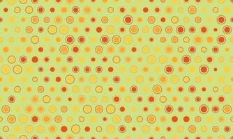 Geometric polka dot pattern with colorful spots, perfect for seamless wallpaper, textile prints, and modern poster backgrounds with an abstract touch. vector