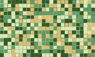 Symmetrical cube grid with vibrant, ornate colors. A beautiful geometric pattern suited for posters, fabric, or material design with a modern, textured appeal. vector