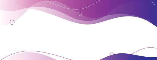 Abstract background with purple and blue waves vector