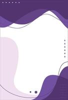 Abstract purple background with wavy lines vector