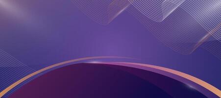 Abstract background with waves and lines vector
