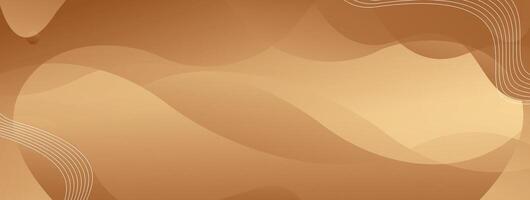 Abstract background with wavy lines and curves vector