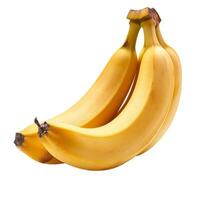Banana bunch isolated on white background. element isolated on transparent background. photo
