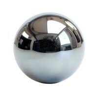 Mirror sphere. element isolated on transparent background. photo