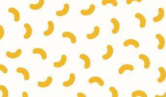 Background macaroni pasta unique design with white background vector