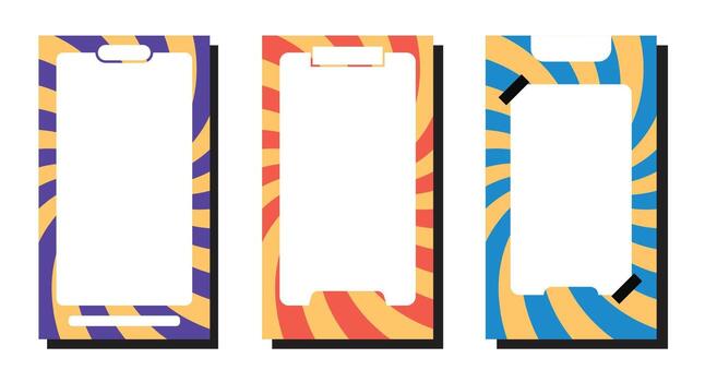 Background design template twibbon social media unique design with blank background vector