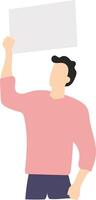 Standing Up A Visual Representation of Youth Activism vector