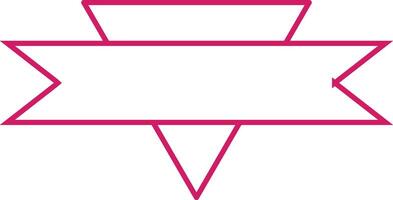 Outline Name Tag Shapes vector