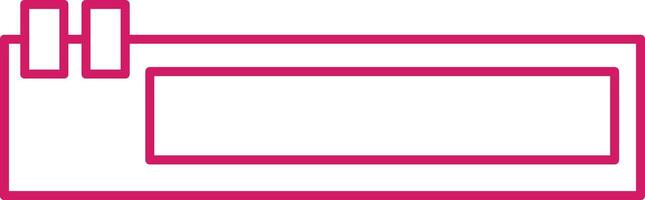 Basic Name Box Outlines vector