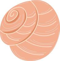 Ocean-Inspired Shell Graphics vector