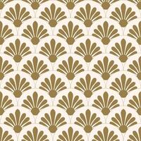 Vintage art deco seamless pattern with geometric design vector
