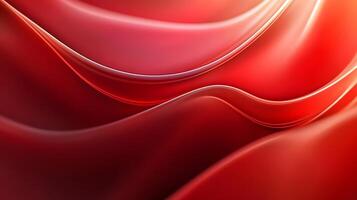 A red fabric with a wave pattern photo