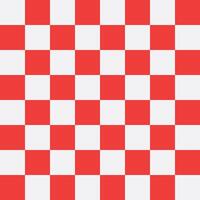 Abstract background red and white Chessboard Pattern Optical illusion Texture. vector