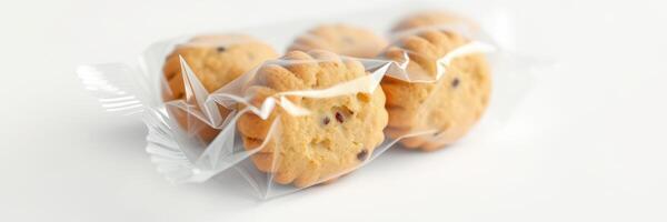Deliciously packaged cookies ideal for snacks or dessert moments photo