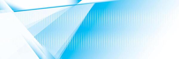 Abstract geometric white and blue color background with triangle shape and straight lines. illustration. vector