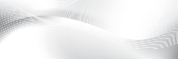 Abstract white and gray color, modern design stripes background with curve lines. illustration. vector