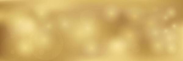 Gold abstract gradient background with bokeh light pattern. illustration. vector
