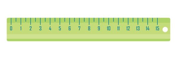 Metric measurement icon in flat style. Measure scale illustration on isolated background. Ruler scale sign business concept. vector