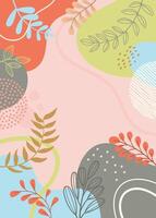 Spring with beautiful background for design. vector