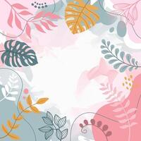 Art print spring background for design. vector