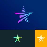 star logo modern concept for your brand or etc vector