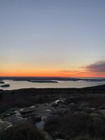 Orange sky sunset photo
