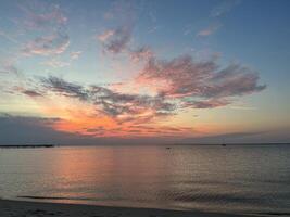 Ocean Sunset Background photo