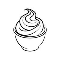 Sophisticated Mocha Mousse Illustration Perfect for Gourmet Banner Design and Branding Projects vector