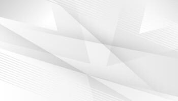 Abstract White Geometric Background Design vector