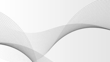 Abstract wavy lines pattern decorative template vector