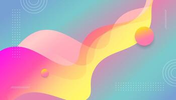 Abstract Geometric Background with Soft Colors vector