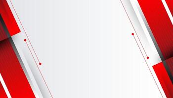 Modern Red and White Abstract Background vector
