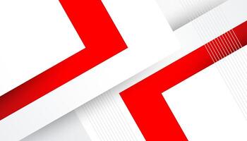 Modern Red and White Abstract Background vector