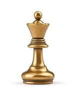 Enchantment of a golden chess piece levitating in midair photo