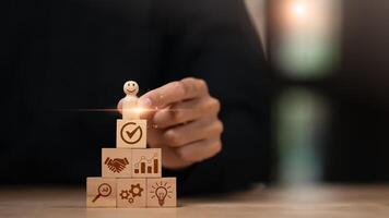 Outsourcing concept ,Relationship Management , Connecting human resources to work with world-class systems ,Online Employee Assessment ,Choosing a professional leader ,working together photo