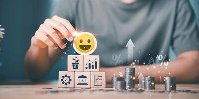 concept interest rates and dividends ,investment growth percentage and interest on deposits ,increase in interest rates ,Retirement returns ,increase of business profits,finance and investment photo