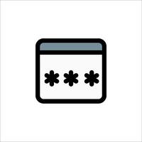 A black and white icon of a credit card vector