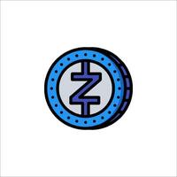 Bitcoin icon illustration vector