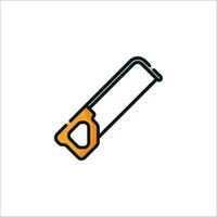 A chainsaw icon on a white background vector