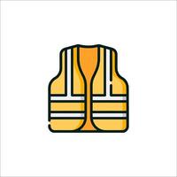 A vest icon on a white background vector