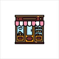 A bakery icon on a white background vector