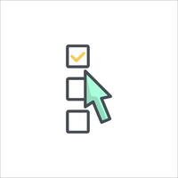 Checklist icon illustration vector