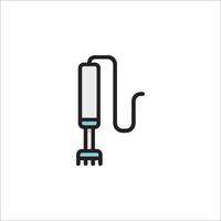 A black and white illustration of a vacuum cleaner vector
