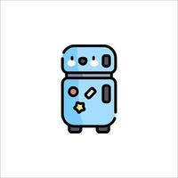 A blue robot with a star on it vector