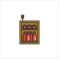 Wine bottle icon, bar, restaurant, bar, bar, bar, bar, bar, bar vector