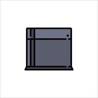 A black and white image of a computer vector