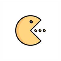 A pachinko icon with a mouth open vector