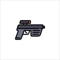 A gun icon on a white background vector
