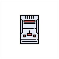 An icon of a game console vector